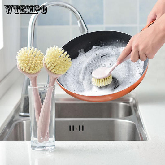 Brand Pot Brush Kitchen Washing Tool Pot Pan Dish Bowl Palm Brush Scrubber Cleaning Cleaner