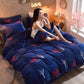 Bedding Soft Winter Thickening Four Pieces of Warm Velvet Flannel Four-piece Bedding Set