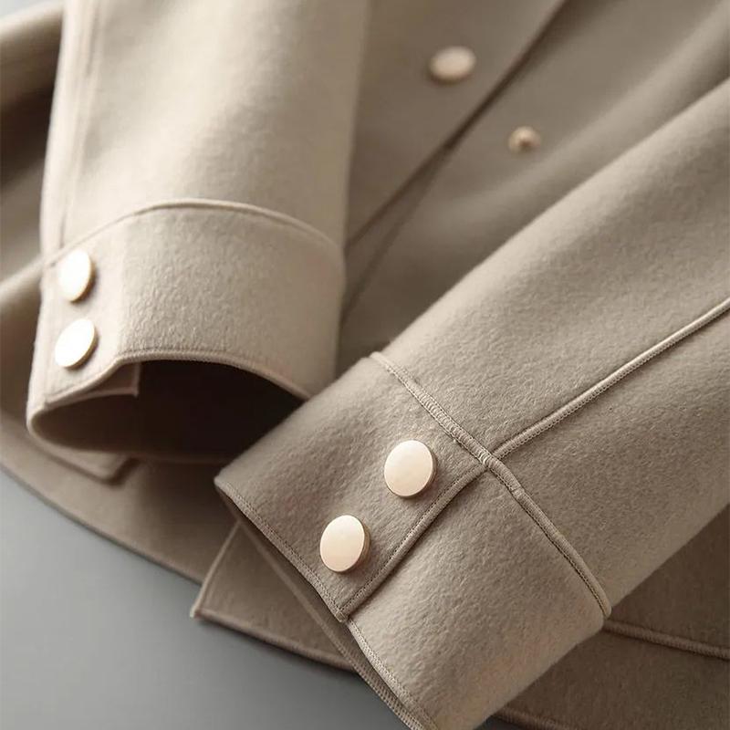 Lapel Short Jacket Women's 2021 Spring and Autumn Temperament Fashion Loose All-match Blouse