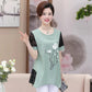 Women's Summer Short-sleeved T-shirt Round Neck Large Size Loose All-match Top
