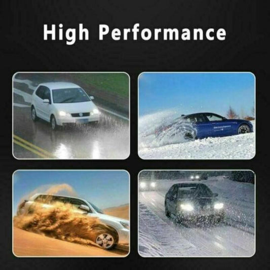 9006 Seven Color LED Car Front Fog Light Natural / Strobe Light 220W Super Bright Headlight Car Light Bulb