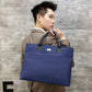 Fashion male commercial briefcase /Real Leather vintage men's messenger bag/casual Business bag