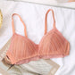 Underwear Women's No Rims Breastfeeding Adjustable Top-up Lace Bra Girl's Bra Thin Big Breasts Small Thin Bra Thin and Breathable