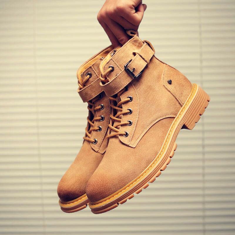Martin Boots Men's Desert Boots Motorcycle Boots Men's Boots Men's High Top Shoes Fashion Boots