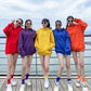 Plus Size Hoodie Candy Color Sisters Couple Loose Hooded Solid Color Sweater Class Clothes Girlfriends Jacket  Long Sleeve Pockets Pullover Sweatshirt
