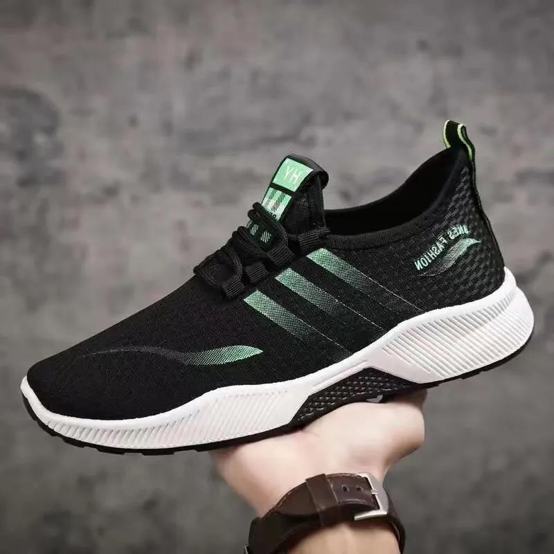 Men's All-match Shoes Casual Breathable Sports Shoes Light Non-slip Wear-resistant Running Shoes