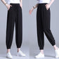 Ice Silk Harem Pants Women's Summer Loose and Thin Large Size Quick-drying Casual Wide-leg Sports Pants Women