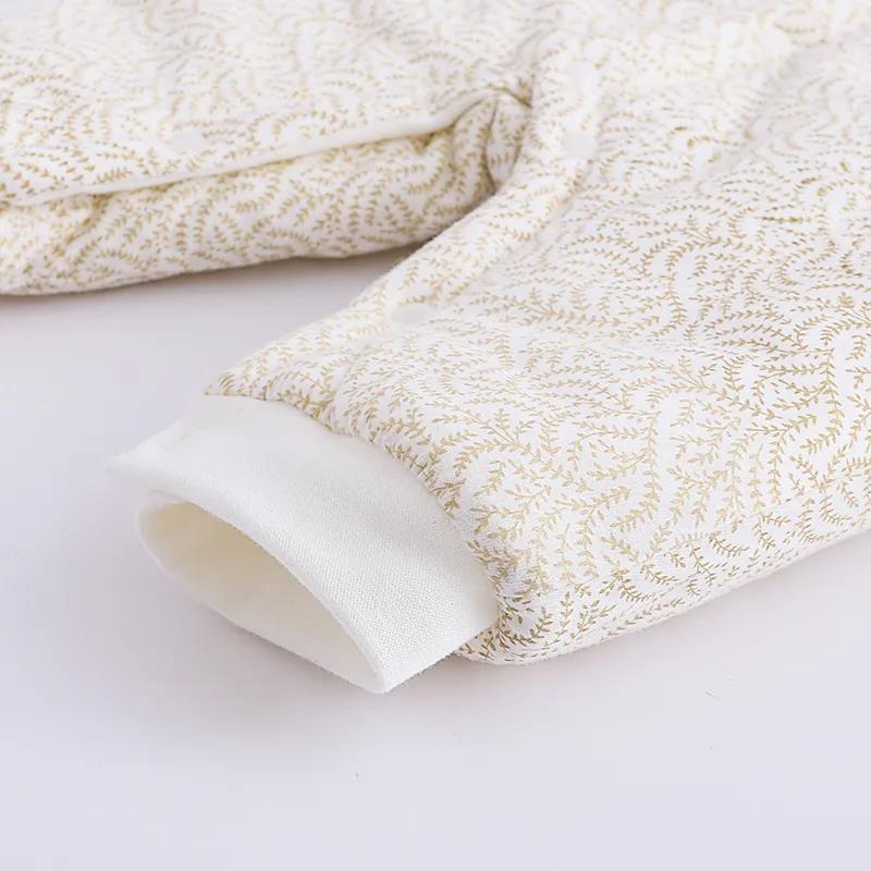 Baby Jumpsuit Autumn and Winter Newborn Clothes Male and Female Baby Clip Cotton Pure Cotton Thickened Autumn and Winter Baby Clothes