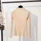 Winter Women Pullovers Sweater Knitted Korean Elasticity Jumper Slim Turtleneck Warm Female Sweaters