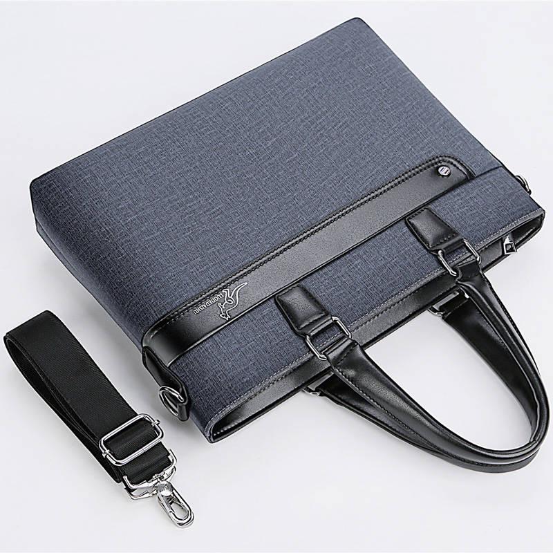 Men's Bag Business Bag Men's Shoulder Messenger Bag Leather Casual Bag