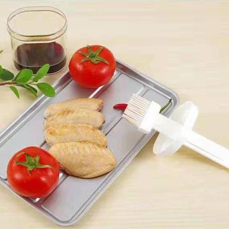 Silicone Oil Cooking Brushes Integrated with Lid High Temperature Resistant Barbecue Baking Brush Oil