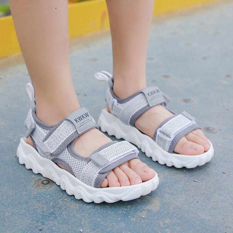 Children's Sandals Men's Summer Boys' Shoes Sandals Soft-soled Non-slip Breathable  Lightweight Beach Shoes
