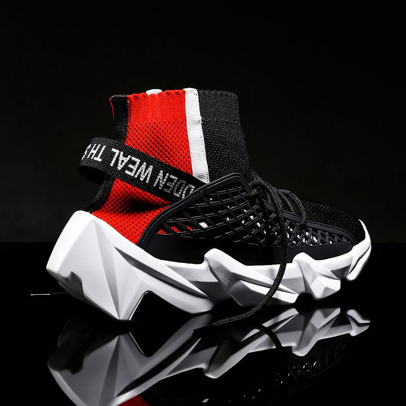 Men's Comfort Casual Shoes Fashion Sneakers Men's Shoes Outdoor Brand Casual Shoes Black