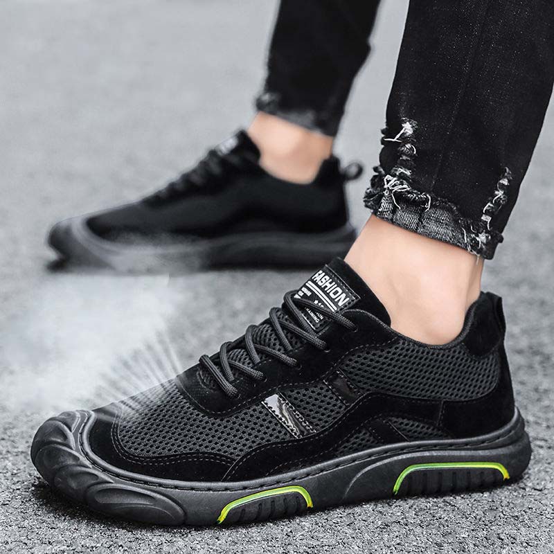 Summer Men's Shoes Breathable Mesh Non-slip Casual Shoes Sports Running Anti-stinking Light Sports Shoes