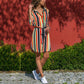 WTEMPOWomen Summer Striped Shirt Dress Ladies Casual Long Sleeve Loose Beach Dresses 2019 Autumn Fas