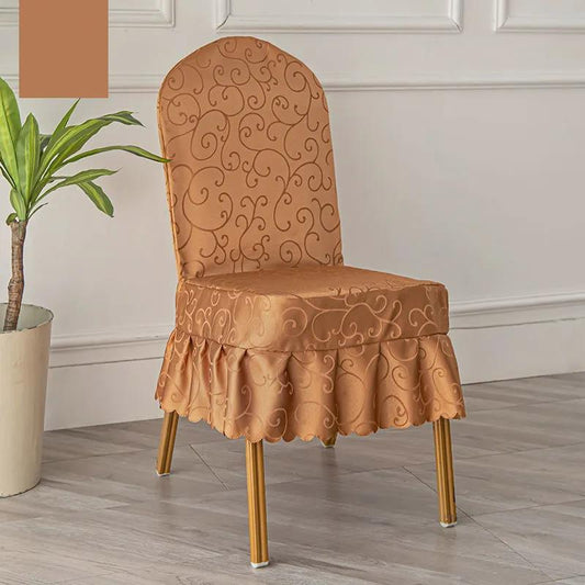 Banquet Special Stool Hotel Chair Cover Restaurant Dining Chair Restaurant Chair Cover One-piece Seat Cover
