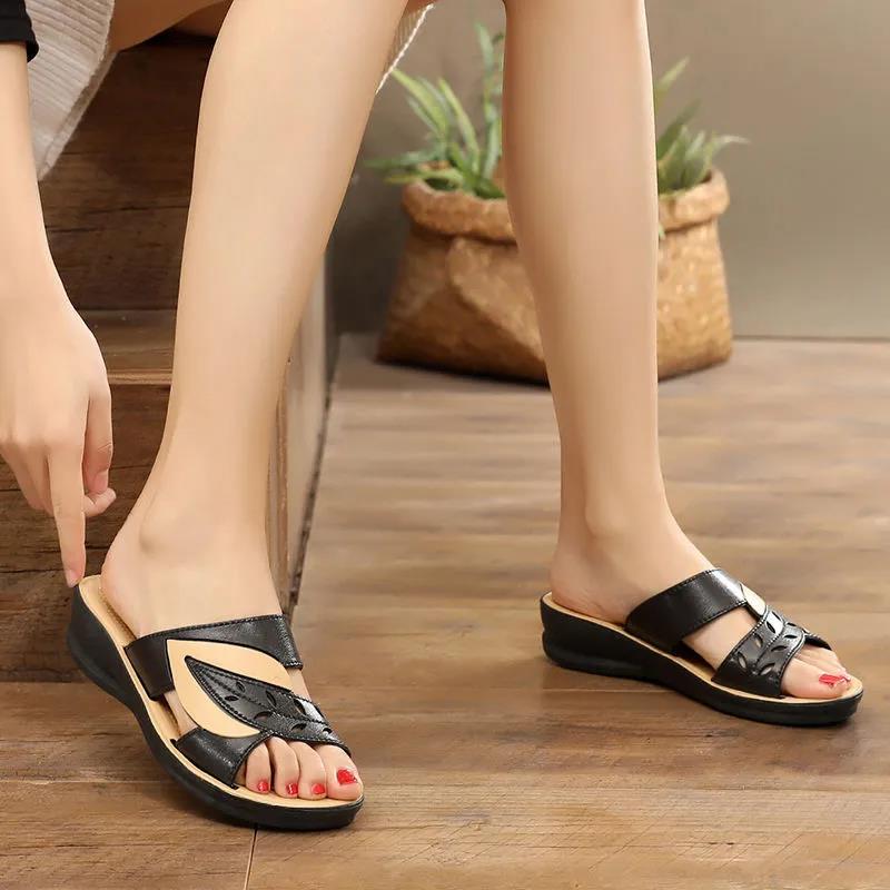 Summer Waterproof Non-slip Sandals Women's Soft Bottom Wear-resistant Breathable Sandals Slippers