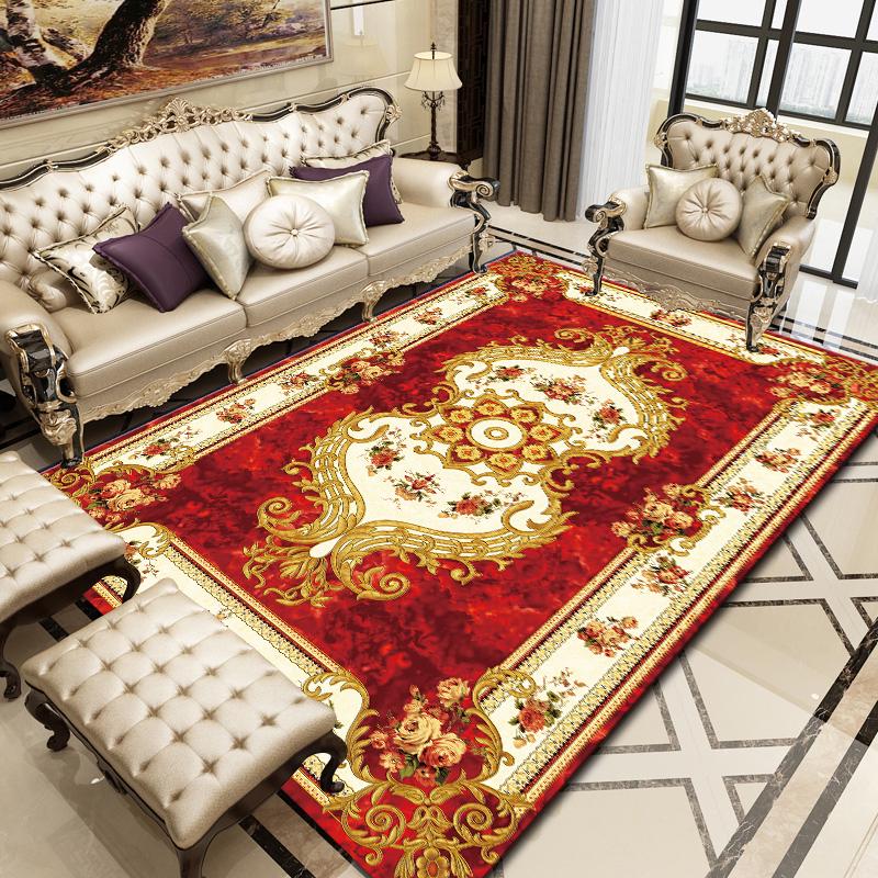 Classic European Style Carpets Carpets for Living Room Simple Mats Carpet Kids Room Bedroom Rugs