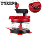 Dicing Machine Manual Food Chopper Vegetable Fruits Nut Onion Hand Power Mincer Blender Mixer