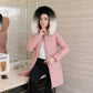 Women Down Jacket 2019 Winter Female Parkas Fashion Hooded Long Down Coat Cotton Women Outerwear