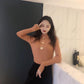 Lapel Knit Sweater Long-sleeved Bottoming Shirt Autumn and Winter Women's Korean Version of The Wild Slim Slimming Inner Style Sweater Women