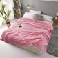Milk Velvet Flannel Blanket Warm Napping Leisure Blanket Towel Blanket Single Double Summer Thin Blanket