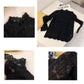 Autumn Clothing Western Style Sweater Lace Base Shirt Long Sleeve Sexy WOMEN'S Gauze on Clothes