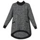 Sweater Padded Top Women's Autumn and Winter Half-high Neck Long-sleeved Mid-length Loose-fitting Sweater