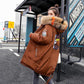 Winter Jacket Women Winter Coat Women Parkas Real Fur Coat Big  Fur Collar Outerwear
