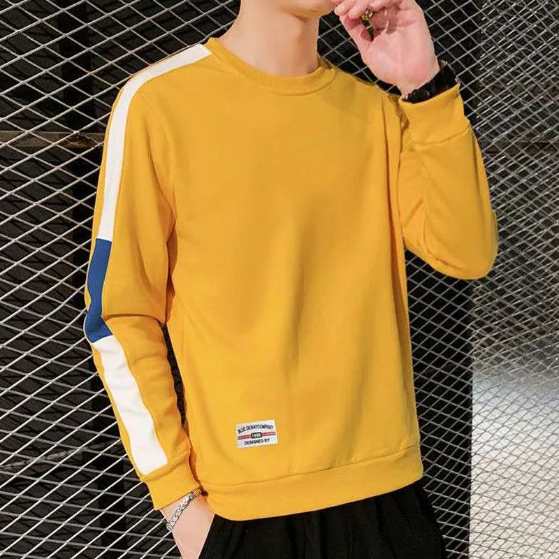 Sweater Men's Winter Warm and Comfortable Top Casual Round Neck Long-sleeved T-shirt Pullover Bottoming Shirt