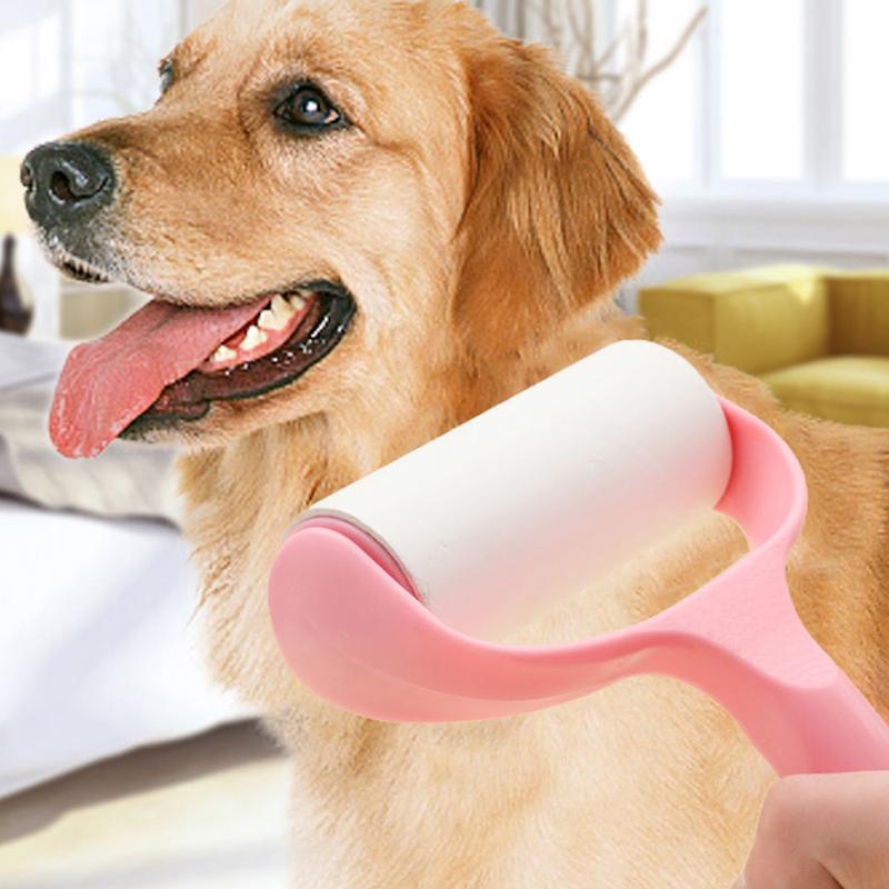 Pet Fur Lint Brush Pet Hair Remover Reusable Portable Household Pet Hair Cleaning Brush Fur Removing Roller Lint Brush Dog Cat Animals Hair Cleaning