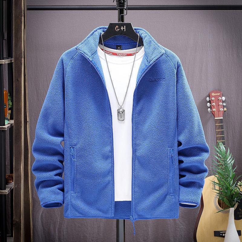 Men's Autumn Jacket Loose Large Size Outdoor Leisure Stand-up Collar Jacket Men's Sports Jacket