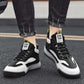 Summer Men's Breathable Heighten Shoes Trendy High Top Men's Tennis Shoes Sports and Leisure Student Basketball Board Shoes