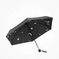 Creative Small Fresh Black Plastic Sun Umbrella Sunshade Umbrella Anti-ultraviolet Female Folding Sunscreen Sun and Rain Dual-use Umbrella