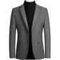 Autumn and Winter Men's Jacket Business Casual Thickened Plus Velvet Warm Loose Jacket Men