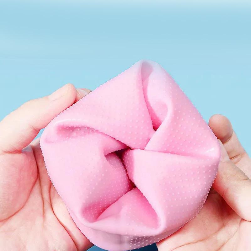 Pet Dogs and Cats Bathing Massage Gloves Dogs Use Finger Silicone Gloves To Scrub Bathtub Cleaning Pet Supplies