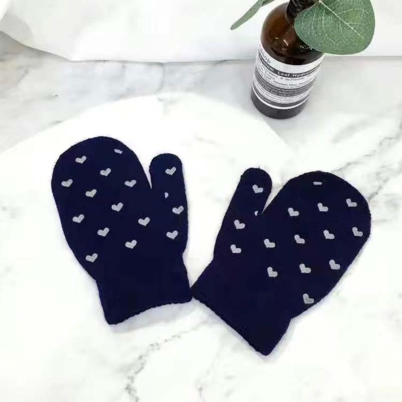 Baby Gloves Autumn and Winter Infant Children Thin Section Kids Cute Cartoon Warm Fingers