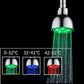 Brand LED Shower Spray Head Color Changing Adjustable Temperature Sensor Bath Sprinkle