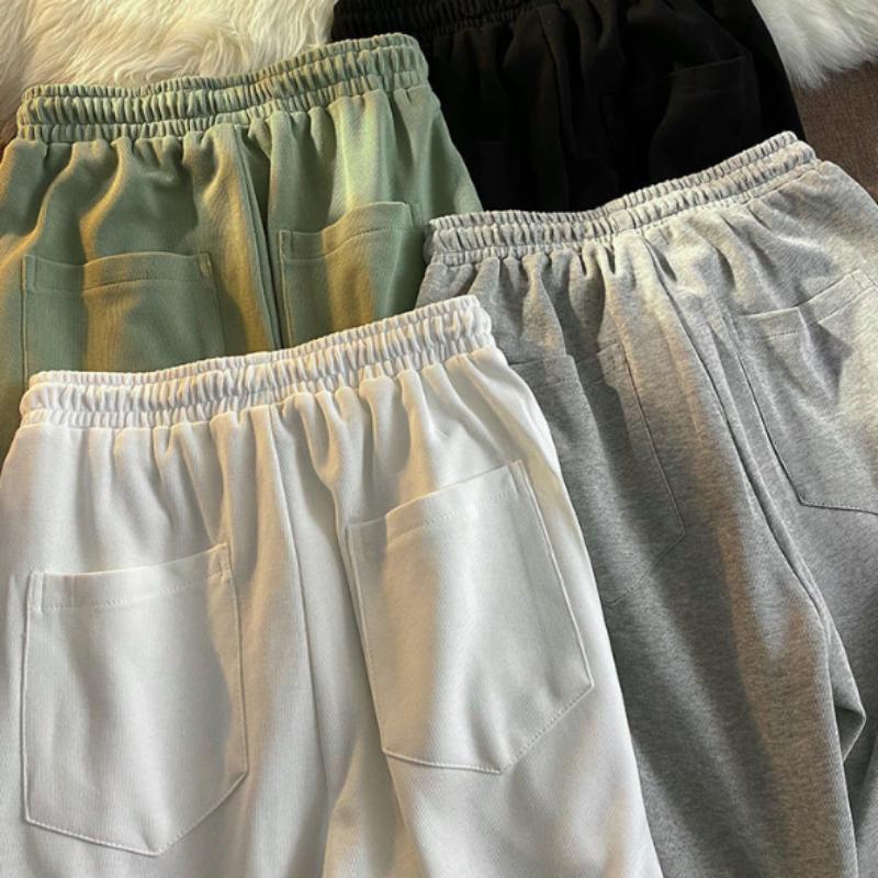 Summer Ins Loose Harajuku Style Trousers Thin Casual Drape Straight Leg Pants American High Street Wide-leg Pants