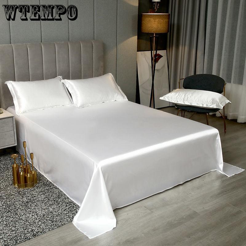 1.8m/2m Queen King Bed Sheet Summer Ice Silk Sheets Silk Slippery Household Ice Silk Sheets
