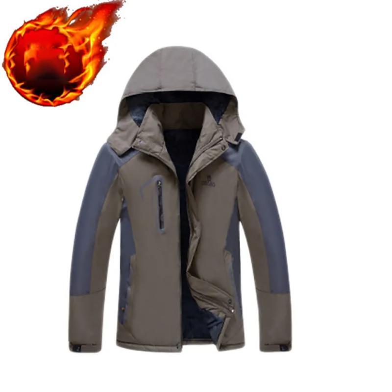 Men's Cotton-padded Jackets Plus Velvet Loose Padded Jackets for Sports Outdoor Warmth for Mens
