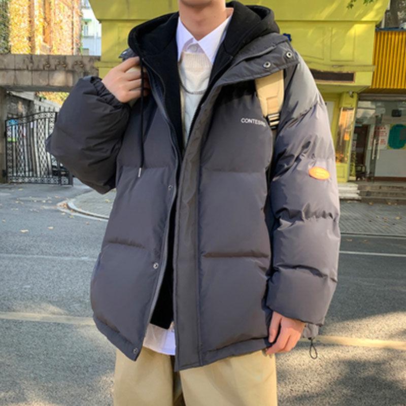 Winter Cotton Clothes Men's Trend Cotton Clothes Thick Bread Clothes Warm Fashion Padded Jacket