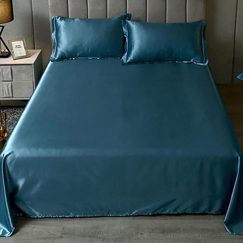 Skin-friendly Home Ice Silk Sheets Silky Summer Student Dormitory Sheets