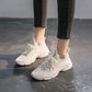 Flying Woven Women's Shoes Spring and Summer Breathable Student Sports Shoes Female Ins Street Shooting Casual Old Shoes Women
