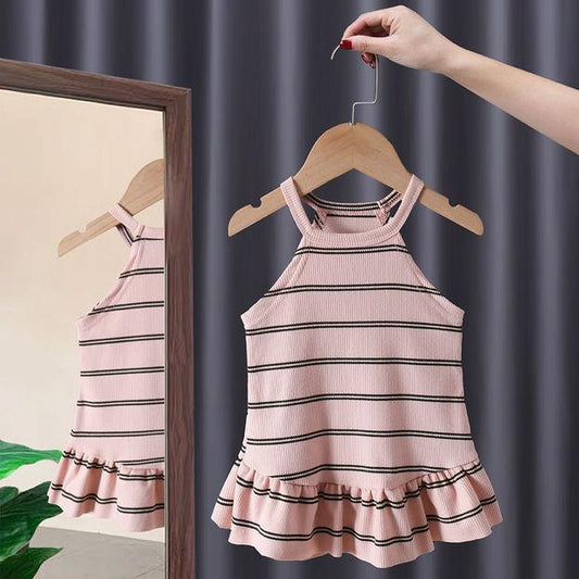 Girls' Dresses Summer Dress Western Style Floral Skirt Baby Style Dresses Korean Princess Dress