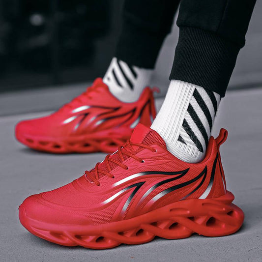 Beacon blade shoes trend shoes solid color men's breathable wild increased shoes running sneakers