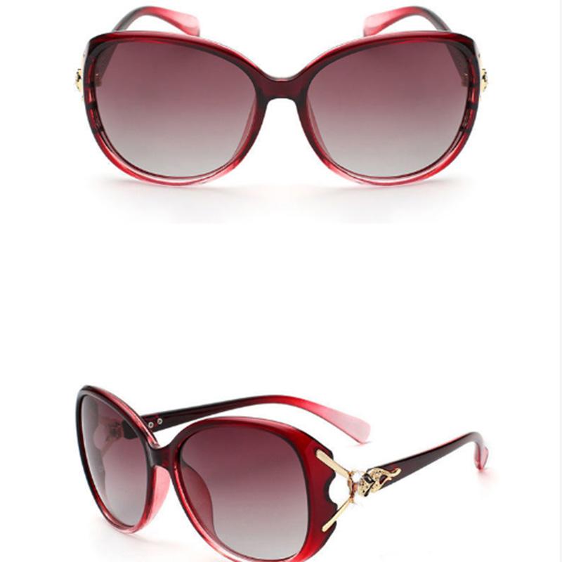 Polarized Ladies Sunglasses Round Face Sunglasses Anti-UV Fashion Trend Sunscreen Summer Big Face Driving Glasses
