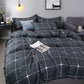 Quilt Cover Pillowcase Duvet Cover Printed Bedding Simple Style Floral Bedding Sheet Cover Double Bed Quilt Cover Luxurious and Soft Lattice Sets