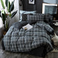 Bedding Set Queen King Single Duvet Cover Set Bed Linen Set Gray BedClothes