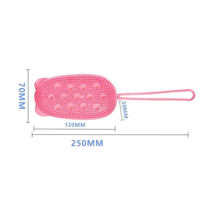 Multifunctional Cleaning Tools Massage Brush Body Scrubber Shower Brush Silicone
